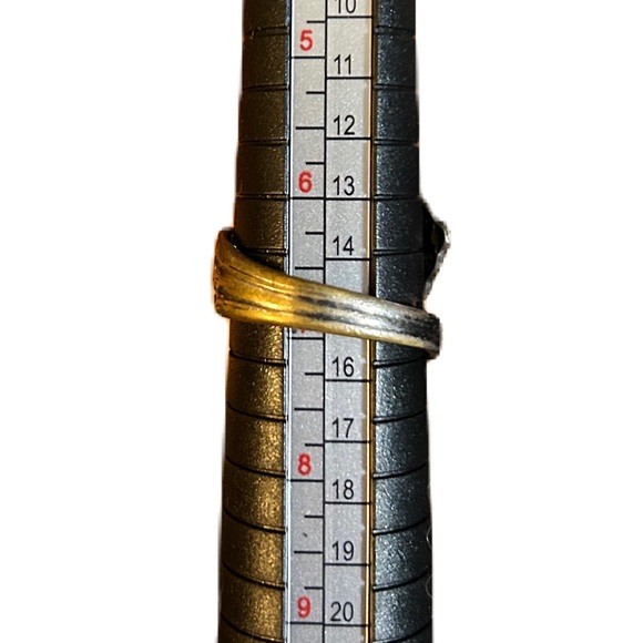 Wm A. Rogers Oneida LTD Vintage Silver-Plated Spoon Ring: Size 7 - Picture 3 of 3